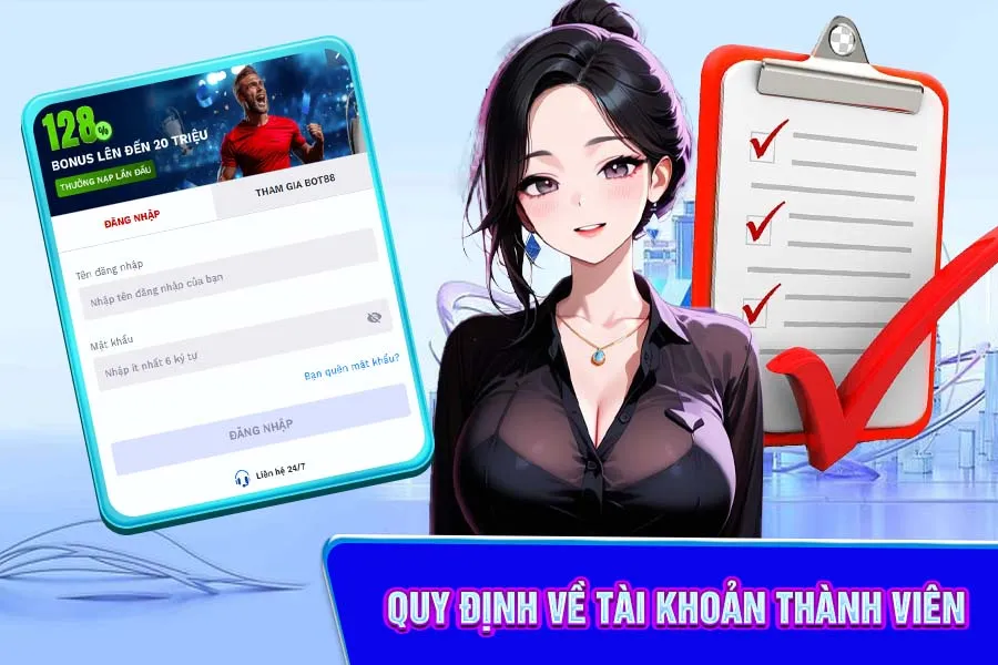 Quy Định Về Tài Khoản Thành Viên