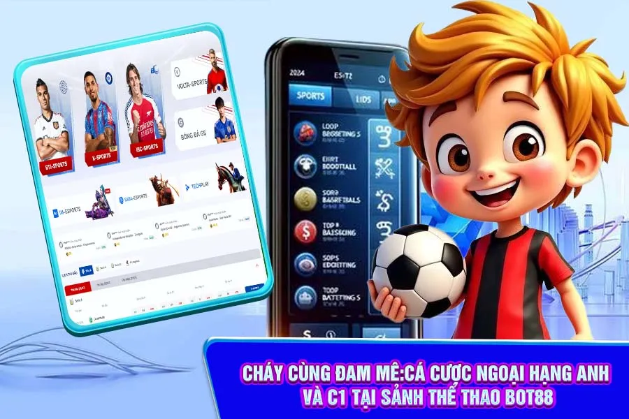 Cá Cược Ngoại Hạng Anh và C1 tại Sảnh Thể Thao Bot88